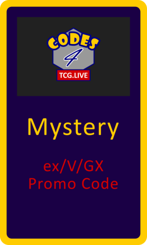 Mystery ex/V/GX Promo Code